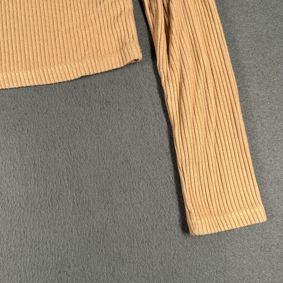 Altar'd State Sweater Womens Medium Ribbed Long Sleeve Collared Pullover Top - Picture 5 of 8